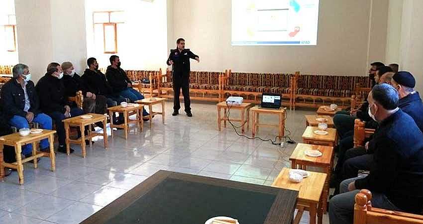 VATANDAŞLARA AFET EĞİTİMİ VERİLDİ