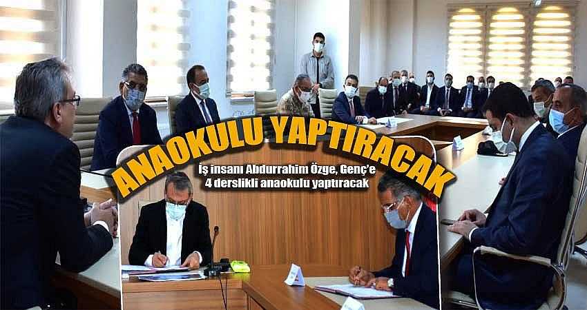 GENÇ’E ANAOKULU YAPTIRACAK