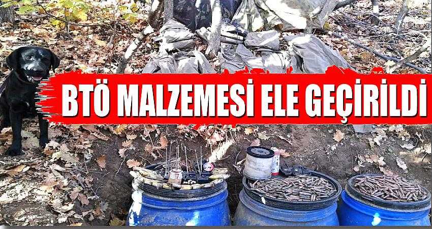 Genç’te BTÖ Malzemesi ele geçirildi