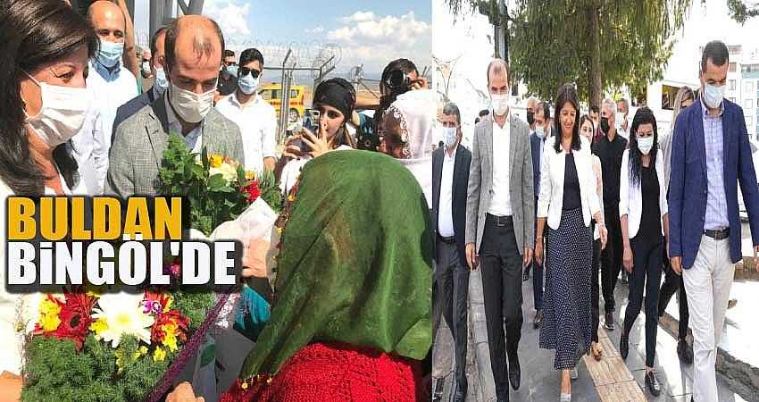 BULDAN BİNGÖL'DE HALKLA BULUŞTU