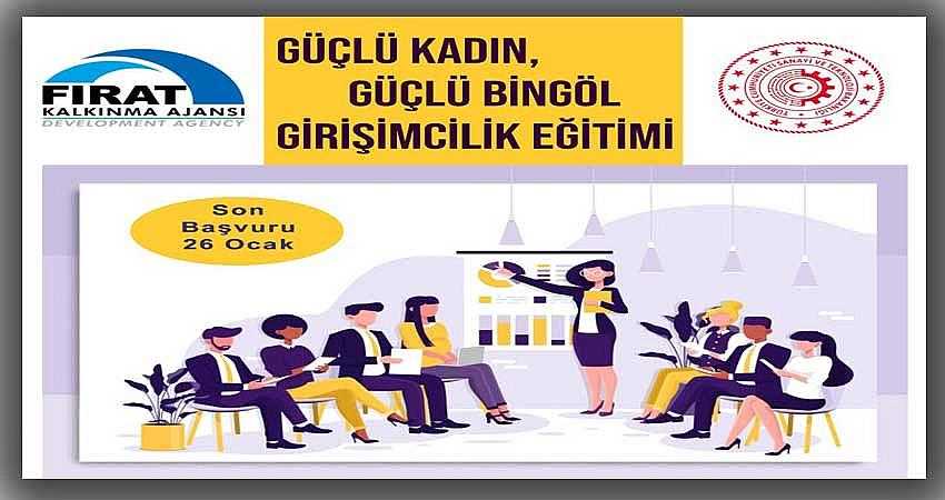 KADINLARA GİRİŞİMCİLİK EĞİTİMİ VERİLECEK