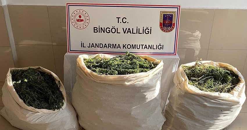  174 KİLO ESRAR ELE GEÇİRİLDİ