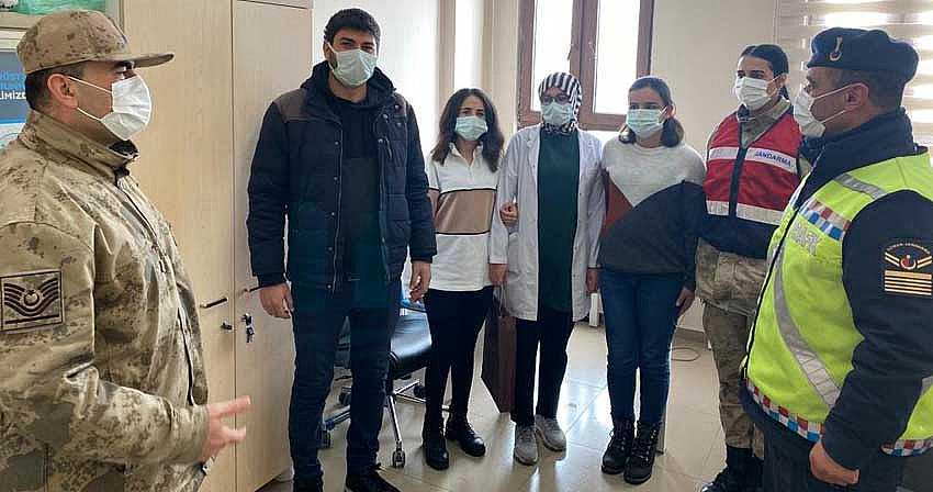 JANDARMADAN SAĞLIK ÇALIŞANLARINA