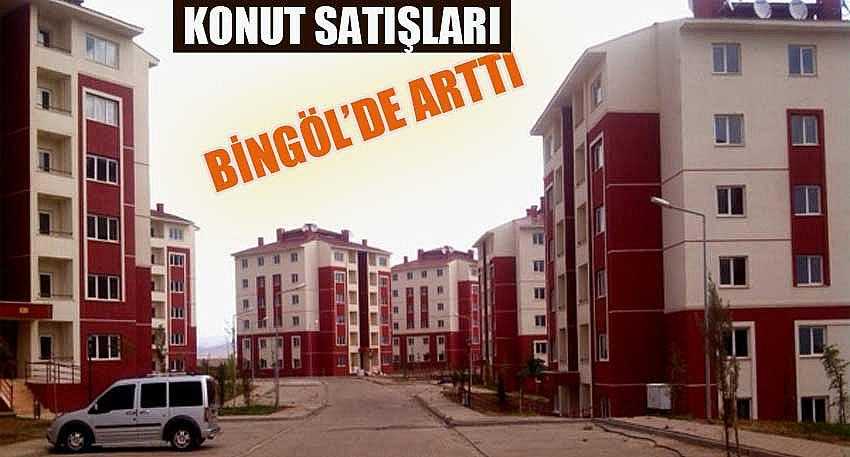 KONUT SATIŞLARI TÜRKİYE’DE AZALDI, BİNGÖL’DE ARTTI