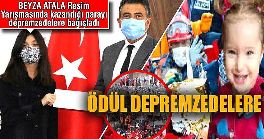 Kazandığını depremzedelere bağışladı