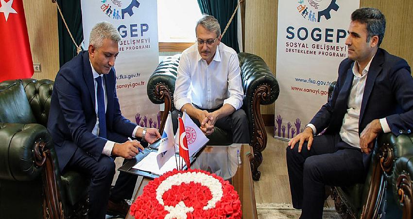 SOGEP PROJELERİ İÇİN İMZALAR ATILDI