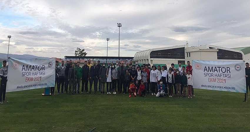 AMATÖR SPOR HAFTASI AÇILIŞI YAPILDI