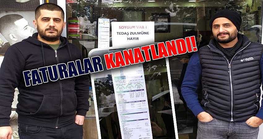 FATURALAR KANATLANDI!