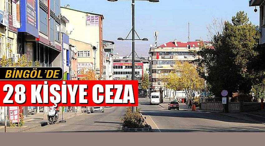 28 kişiye ceza kesildi